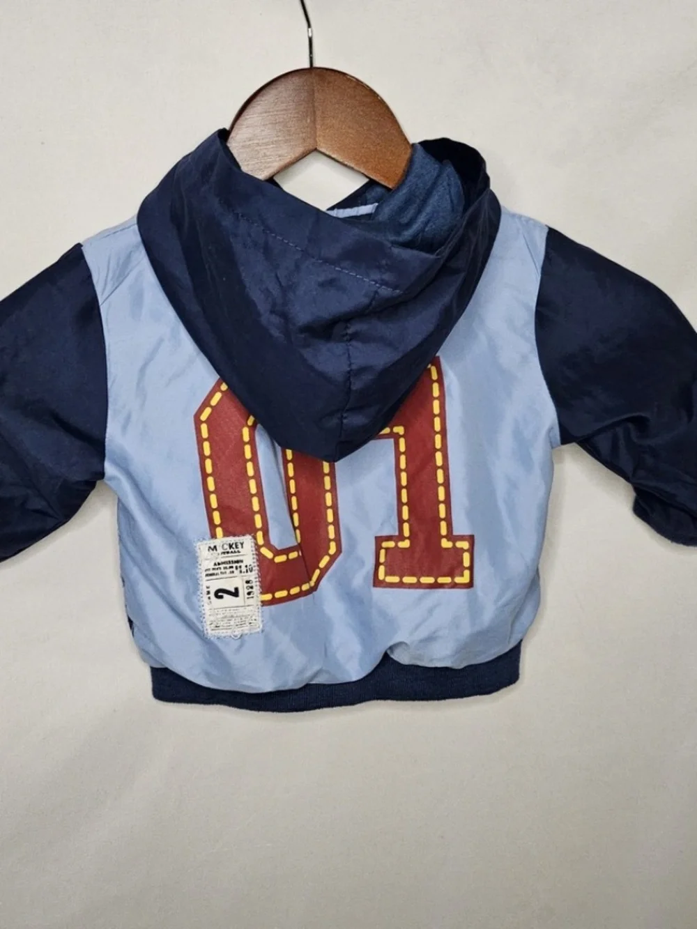 Disney Baby Boys Mickey Mouse Football Blue Champion 01 Zip Hoodie Jacket 18M